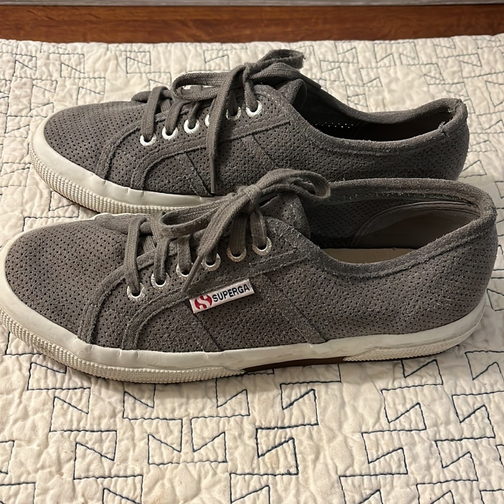 Superga 2750 Perf Suede Shoes